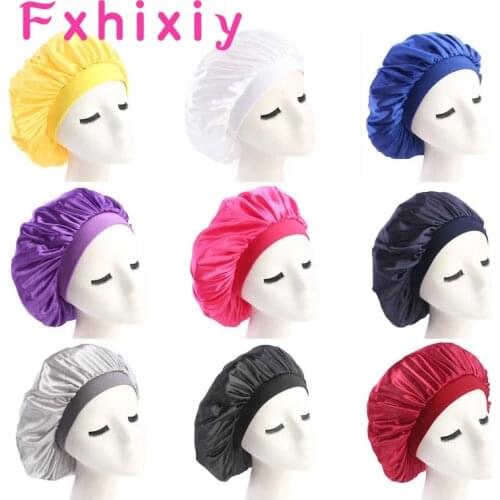 New Muslim Women Sleep Turban Hat Silky Satin Bonnet Chemo Caps Cancer Chemotherapy Headwear Head Wrap Hair Loss Accessories