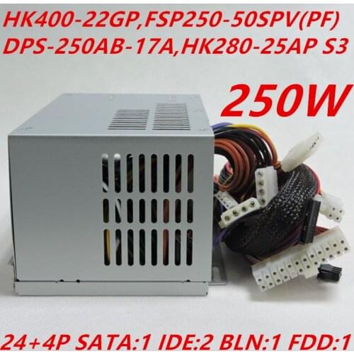 New PSU For Huntkey BTX a4800c 6800 6600 4200 6650 8000 250W Power Supply FSP250-50SPV DPS-250AB-17A HK400-22GP HK280-25AP S3