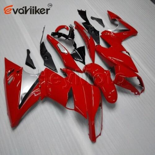 Motorcycle Fairing hull for 650R ER6F 2009 2010 2011 red ER 6F 09 10 11 ABS plastic motor panels kit