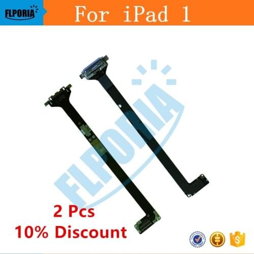 Original For iPad 1 USB Charger Charging Dock Connector Port Flex Cable Ribbon Plug Repair Part With Tracking Number