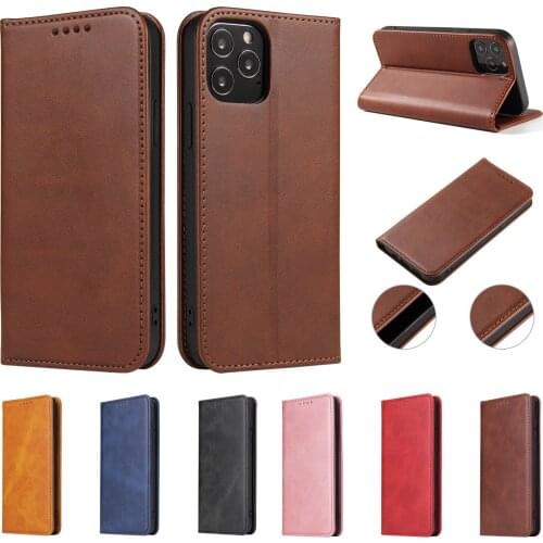 Flip Wallet Case for iPhone 11 12 Pro Max X XS XR 6S 7 8 Plus SE 2020 Retro Leather Magnet Phone Stand Book Phone Cover Fundas