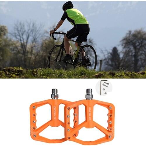 Road Mountain Bike Pedals Wide Platform Wide Flat MTB Sealed Bearing 9/16