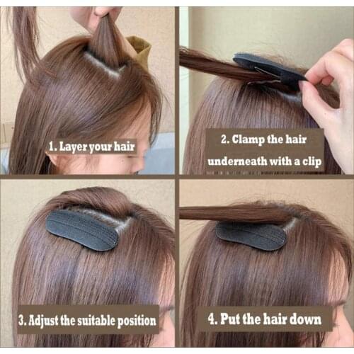 Hair Up Pad Seamless Styling Tool Sponge Hair Clip Holder Clips for Hair Styling Design