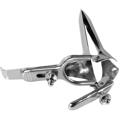 1PCs Stainless Steel Vagina Expansion Device Adult Genitals Anal Vaginal Dilator Colposcopy Speculum New Feminine Hygiene