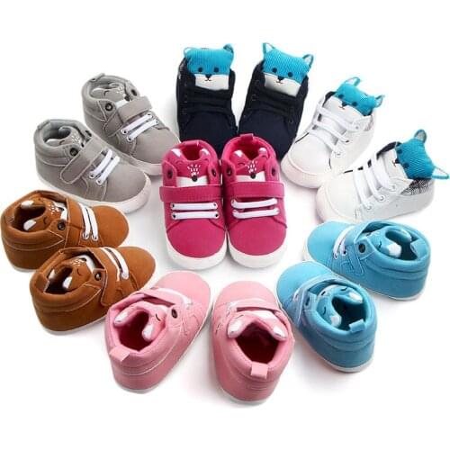 Lovely Cartoon Baby Shoes New Soft Bottom Infant Cotton First Walkers Spring Autumn Toddler Boys Girls Casual Shoes