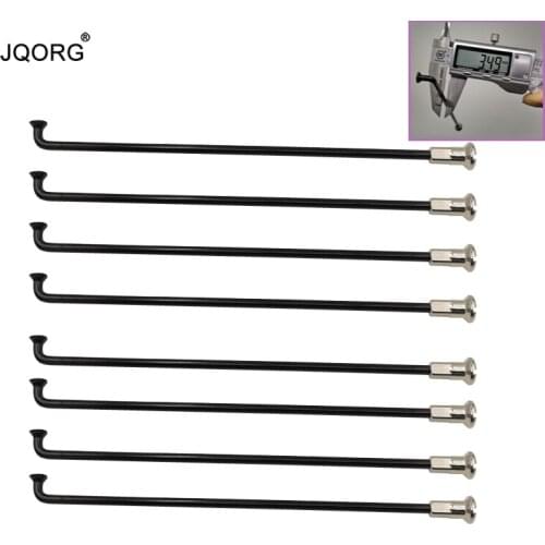 Diameter 3.5 mm J-bend Motorcycle Spokes 304 Stainless Steel Material Electrophoresis Surface Black Color Motocross Spokes