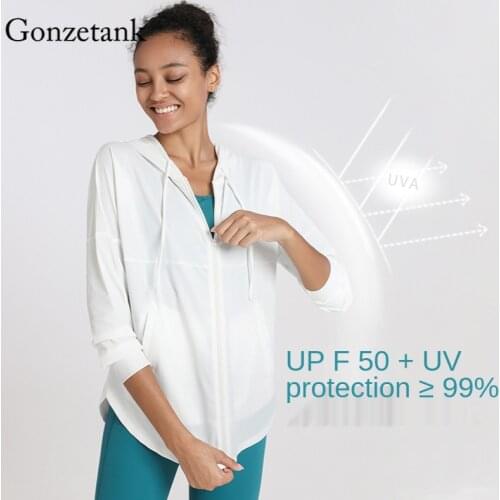 Loose-fitting Yoga Shirt Summer Womens Long-sleeved Sports Shirt Sun UV Protection Clothing Quick Dry Gym Activewear Tops