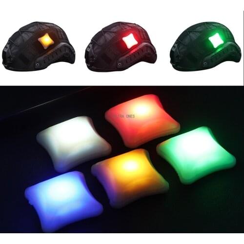 Tactical Survival Helmet Signal Light Waterproof Hunting Military Shooting Army Airsoft Cs Night LED Helmet Flashlight Accessory