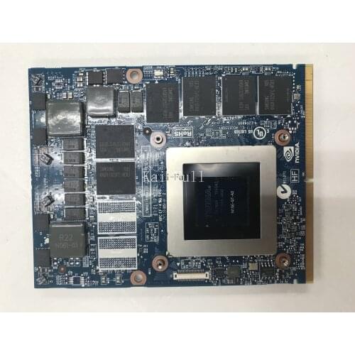 Top quality GTX870M GTX 870M Video Vga Graphic Card N15E-GT-A2 3GB for laptop DELL Clevo P170HM P150HM laptop motherboard