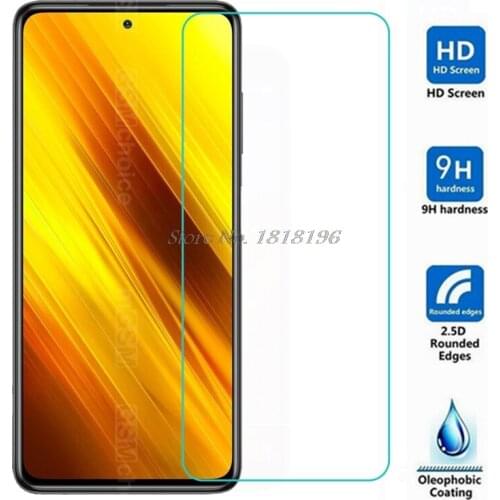 Protective Glass For Xiaomi Poco X3 NFC Tempered Glass Screen Protector 9H 2.5D Premium Film For Pocophone X3 M2007J20CG Glass