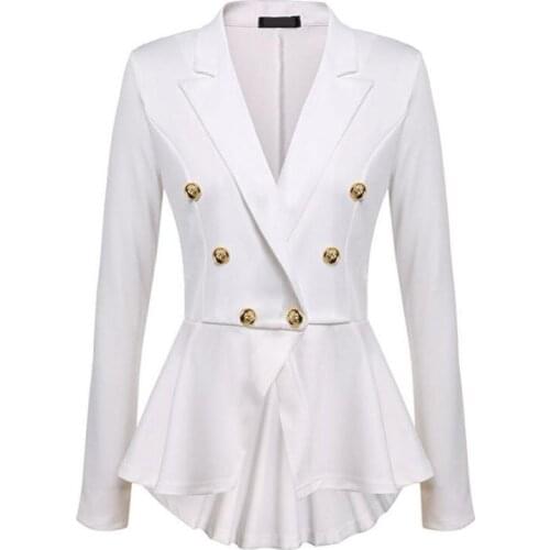 2019 Spring Autumn Fashion Blazer Jacket Women Suit European Work OL Thin Suit Blazer Long Sleeve Mujer Blazer Outerwear 06