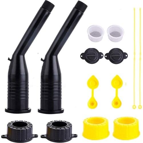 Rigid Can Spout Replacement Nozzle Vent Kit With Filter Screen For Old Style Water Jugs And Pre-2009 Plastic Can 2 Set