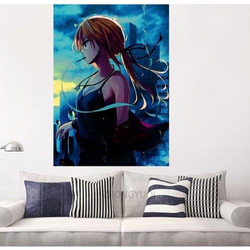 Painting anime figure poster saber alter home living bedroom decoration wall art modern nordic modular print photo frames