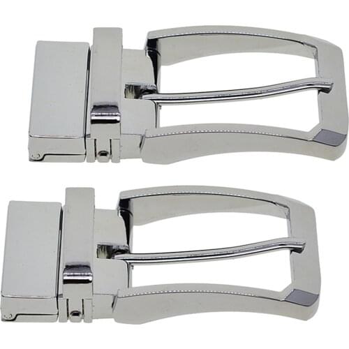 2 Lot Luxury Belt Buckle Reversible Slide Buckle Mens 35mm Waistband Accessories