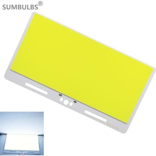 220*120mm DC 12V COB Panel Flip LED Lighting soruce 300W LED Lamp Bulb Cool White 6500K Super Bright outdoor lamp