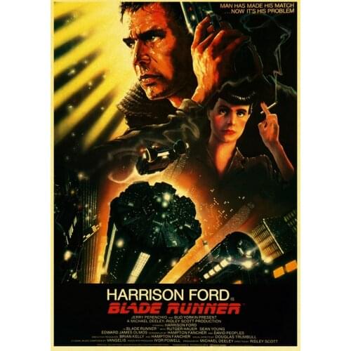 American Movie Blade Runner 2049 Retro Posters Good Quality Canvas Printed Wall sticker Posters Art Painting Home Room Decor
