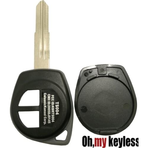 2 Buttons Uncut Keyless Remote Key Shell Case Replacement Fob for SUZUKI Vitara Swift Ignis SX4 Liana Alto key fob