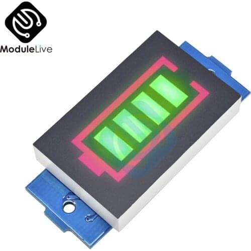 3S 3 Series Lithium Battery Capacity Indicator Module Green Display Vehicle Battery Power Tester Tools