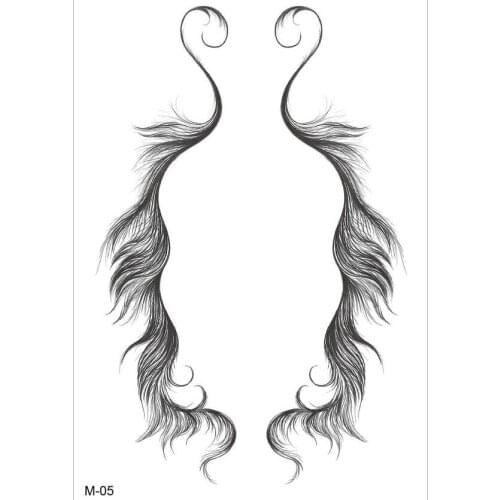 Artificial tattoos Baby Hair Tattoo Sticker Slayed Edges Hairstyles Tattoo Edge Baby Hair Waterproof Temporary Tattoo edges