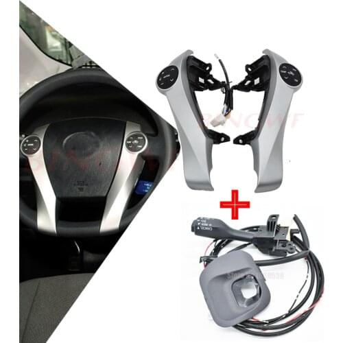 For Toyota Prius / Prius C / Aqua Steering wheel buttons phone cruise controller car accessories button switch