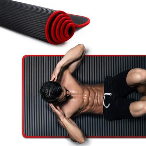 10Mm Non-Slip Yoga Mat 183CM*61CM Thickened Gym Mat Sports Indoor Fitness Pilates Tasteless Yoga Mat КоврикДляЙогиEsterilla Yoga