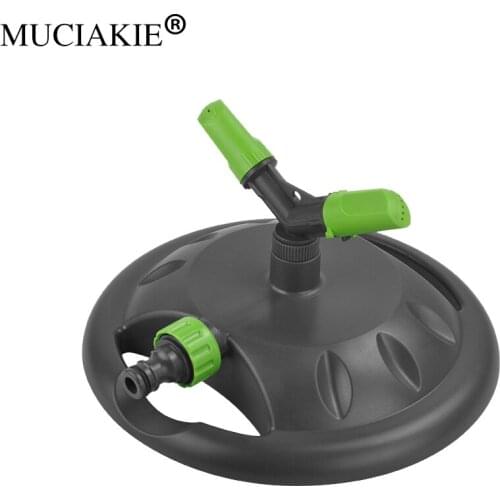 MUCIAKIE 1PC Garden Sprinkler Flower Sprinkler Cooling Double-arm Plastic Sprinkler Automatic Rotating Sprinkler