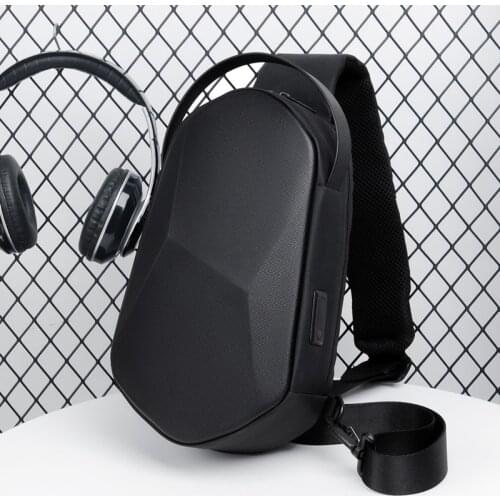 Men Sports Chest Bag travel Motorcycle bag Waterproof Messenger Bags fashion USB charging Crossbody Bag Short Trip Shoulder bag