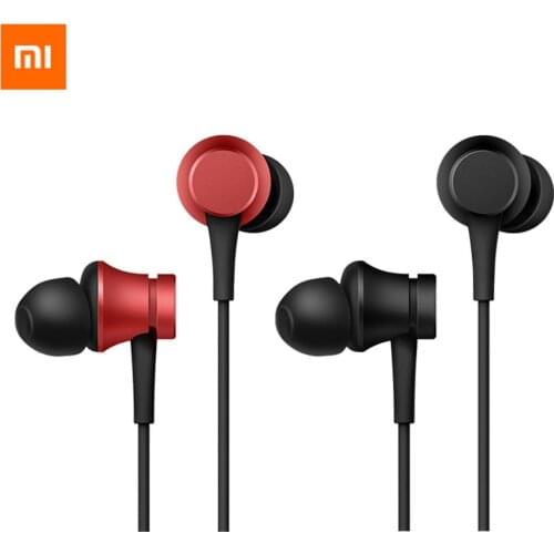 New Xiaomi Bass Headphone In-Ear 3.5MM Wired Earphones Single Dynamic Earpiece with MIC for Xiaomi Samsung Huawei fone de ouvido