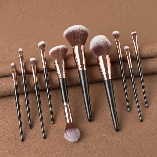 Professional Makeup Brushes Fluffy Soft Powder Eye Shadow Eyelash Blush Highlight Cosmetic Compensator Tools