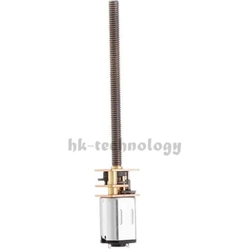 M4*55 Long Shaft Gear Motor DC 6V12V 30rpm-1000rpm Thread Shaft Electric DC Motor