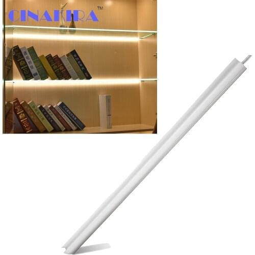 Factory Direct Sale Led Glass Clip 8mm Glass Shelf Light Wine Cabinet Light Showcase High-end Acrylic Glass Shelf Light