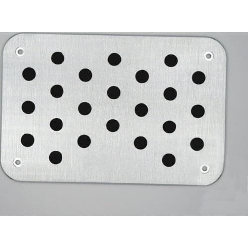 TTCR-II For Audi A4 B6 B7 B8 A5 A6 C5 C6 A7 A8 Q5 A3 Q3 TT Universal Floor Carpet Mats Pedals Pad Footrest Plate Car Stickers