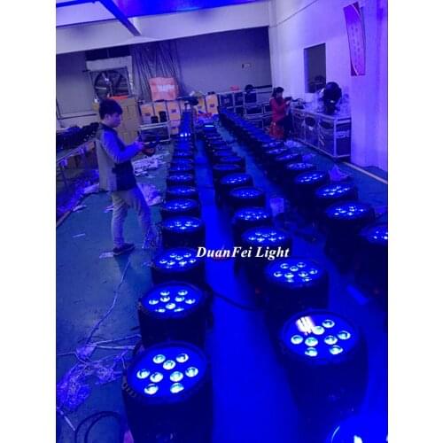 30pieces waterproof stage washer led par rgbw 4in1 battery powered par led 9x10w dmx walreless uplight
