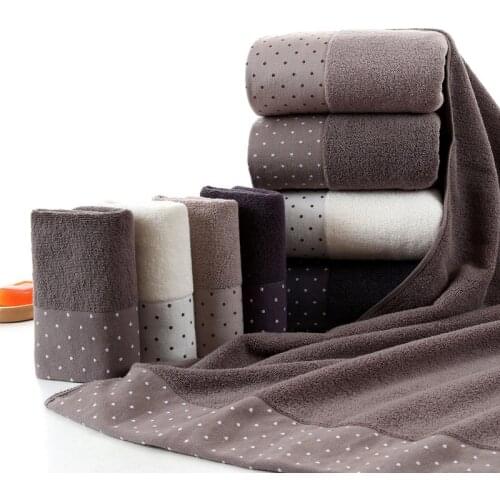High quality Cotton Bath Facial Towel Japanese Style Household Shower Towel Home Bathroom Accessory Towel Adult White Brown Grey