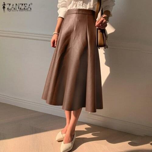 ZANZEA Women's Pleated Skirts