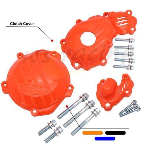 Motorcycle Clutch Cover Magneto Engine Water Pump Guard Set For KTM SXF XCF 250 350 For Husqvarna FC FX 2016 2017 2018 2019 2020