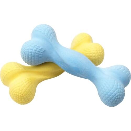 Dog Chew Toys Bone Shape Environmentally TPR Dog Toy Molar Training Tooth Clean Pet Dog Chew Bone Toy Dog Accessories