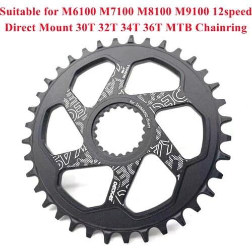 Deckas bike Chainring Direct Mount 30/32/34/36 MTB Narrow Wide Bicycle Chainwheel for deore xt M7100 M8100 M9100 12S Crankset