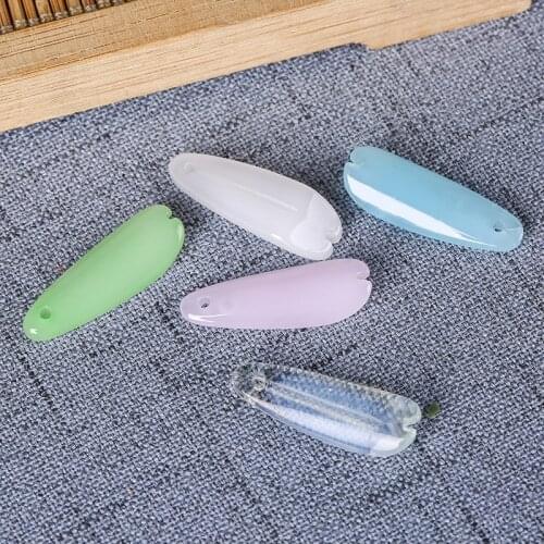 10Pcs 9*25mm Chrysanthemum Petals Shaped Lampwork Beads Smooth Glass Beads Handmade For Bracelets DIY Jewelry Making Components