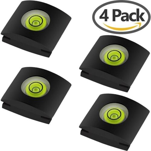 4Pcs/Set Camera Bubble Spirit Level Hot Shoe Protector Cover DSLR Cameras Accessories For Sony A6000 Canon Nikon GDeals