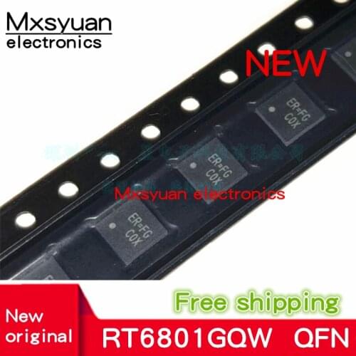 5pcs~50pcs/LOT RT6801GQW RT6801 (ER=EJ ER=EE ER=EH ER=EF ER=FD ER=...) QFN-24 New original Chipset