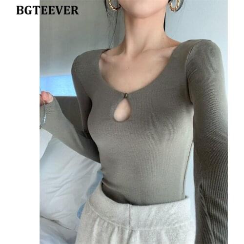 Женские длинные футболки BGTEEVER China At AliExpress