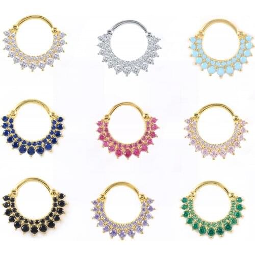 BOAKO 2021 Trend Zircon Brincos 1PCS 925 Sterling Silver Hoop Earrings For Women Huggie Earring Ear Piercing Pendientes Gift CZ