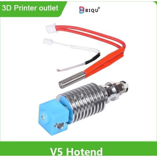 BQU 3D Printer 24V I3 Mega Hotend V5 J-head Hotend Bowden Extrude Kit 0.4mm Nozzle Heater Wire for Anycubic Mega Series ChironS