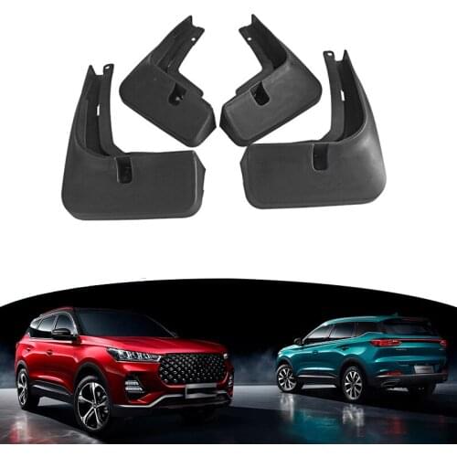 Mudguards for Chery Tiggo 7 Pro 2020 2021 4PCS Front Rear Fender Mud Flaps Guard Splash Car Styling Accessories Decoration
