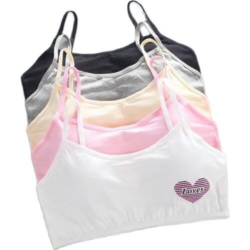 5pcs/lot Bra for Kids Cotton Training Bra for Girls Teens Underwear for Teenagers Girls Lingerie Teenage Girl Underwear Teen Bra