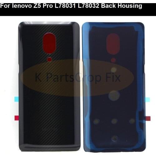 New Original Glass Rear Door Housing Case For Lenovo Z5Pro L78031 housing / Z5 Pro GT L78032 Battery Back Cover housing