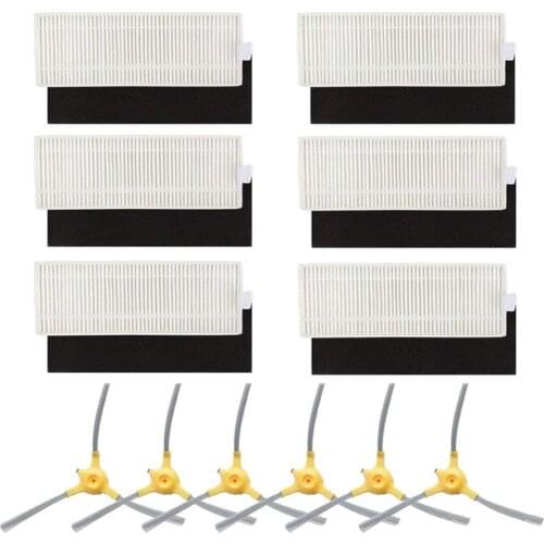 Vacuum Cleaner Parts for Eufy Robovac 11+ 11 Plus Robotic Vacuum Cleaner Accessories Hepa Filter Cotton Sets Side Brush Kits