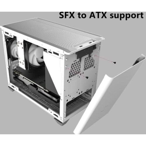 ATX power supply bracket Power Supply Bracket support for NR200 and NR200P Case SFX small power supply to Cooler Master ATX