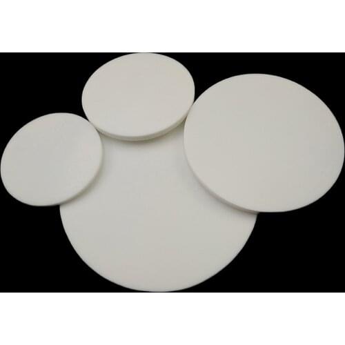 2pcs 3.5mm Thick Round Silicone Rubber Sheet Mat Diameter 21-83mm White/Black Seal Heat Resist Insulation Flat Gasket